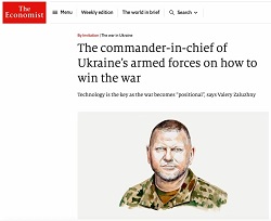 Интервью Валерия Залужного изданию The Economist