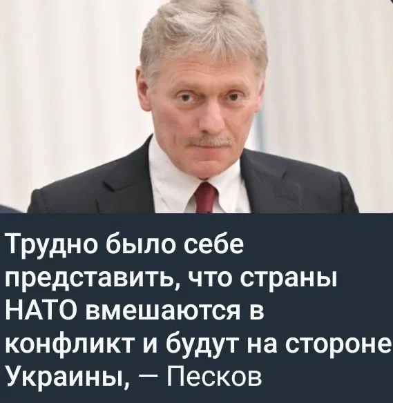 Песков: в кремле не верили, что Запад вмешается и защитит Украину